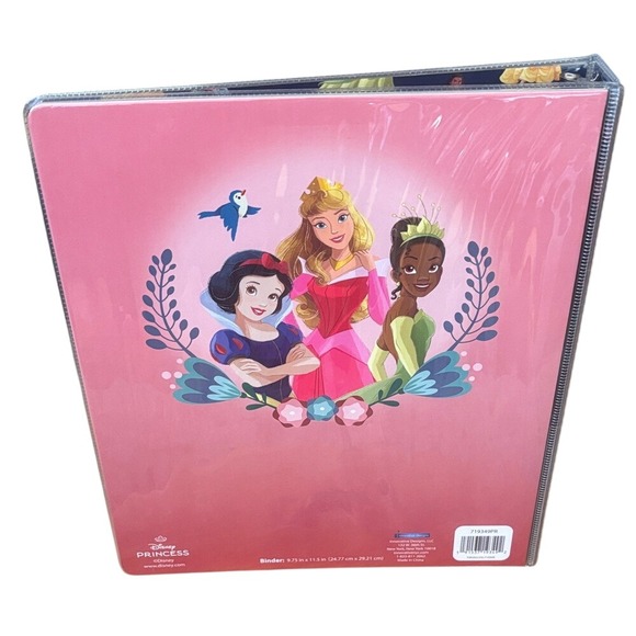 Disney Princess  It's A Good Day to be Happy 3-Ring Binder 2, 1" 9.75"x11.5" NEW - Picture 4 of 15